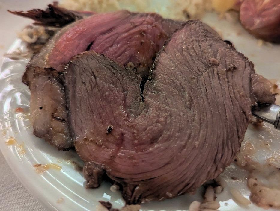 A swirl of beef!