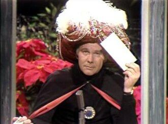Johnny Carson as Carnac the Magnificent 