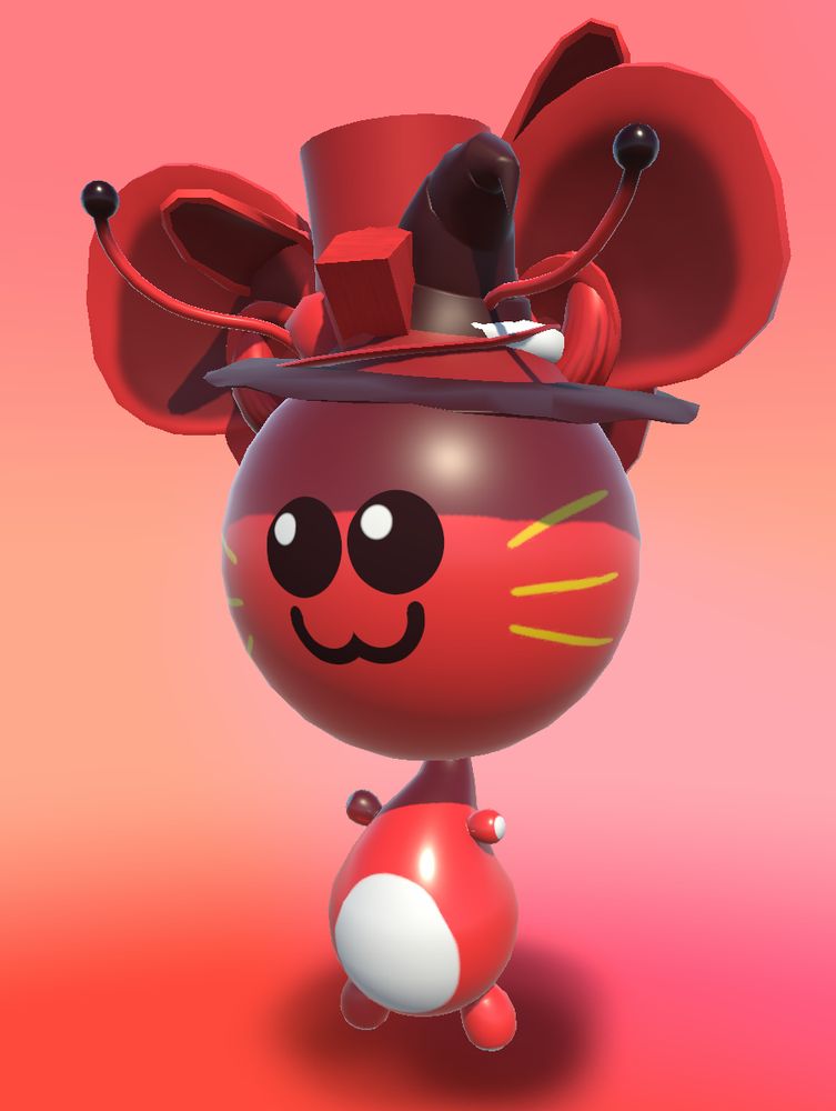 A character with far too many hats on his head