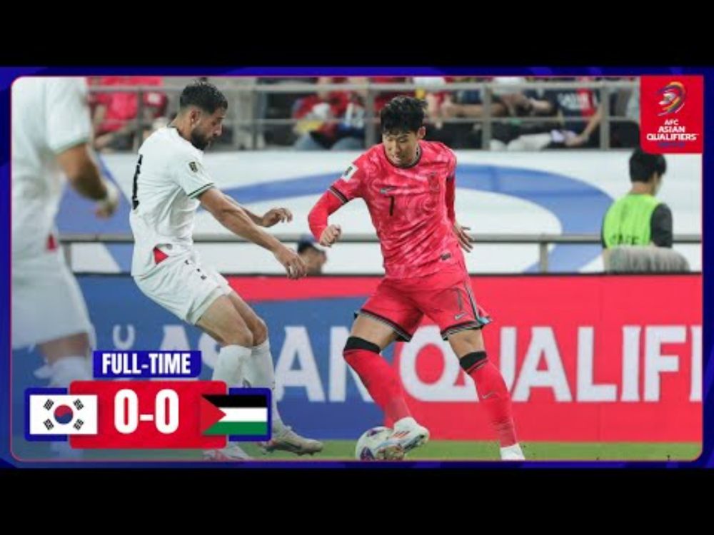 #AsianQualifiers - Road To 26 | Group B : Korea Republic 0-0 Palestine