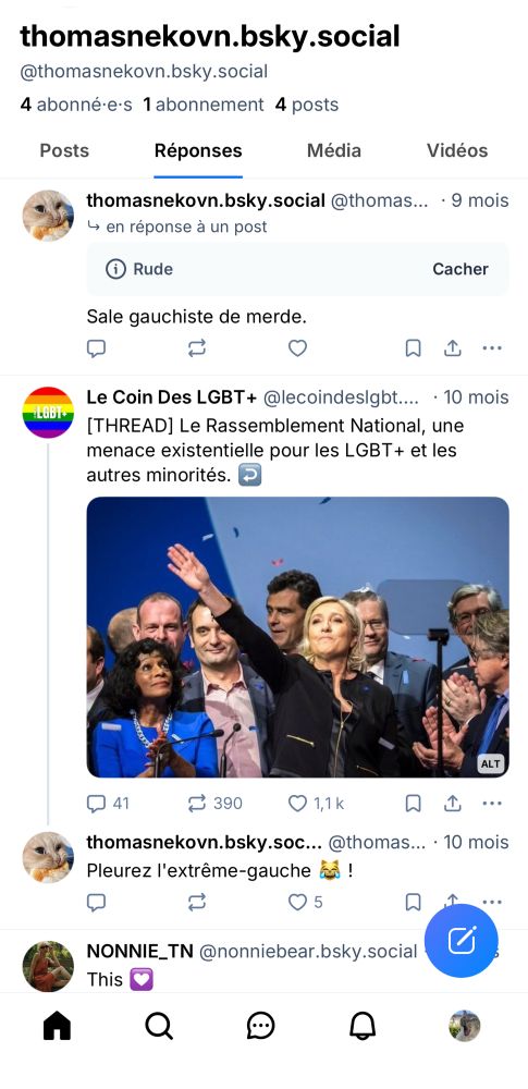 « sale gauchiste de merde »