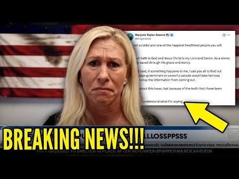🚨Marjorie Taylor Greene WARNS She’s in DANGER