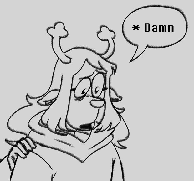 Noelle Holiday saying "Damn."