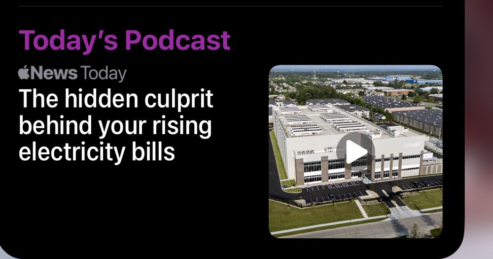 Today's Podcast
News Today
The hidden culprit behind your rising electricity bills