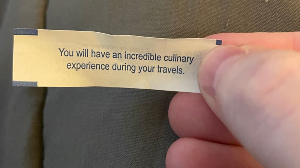 You will have an incredible culinary experience during your travels.