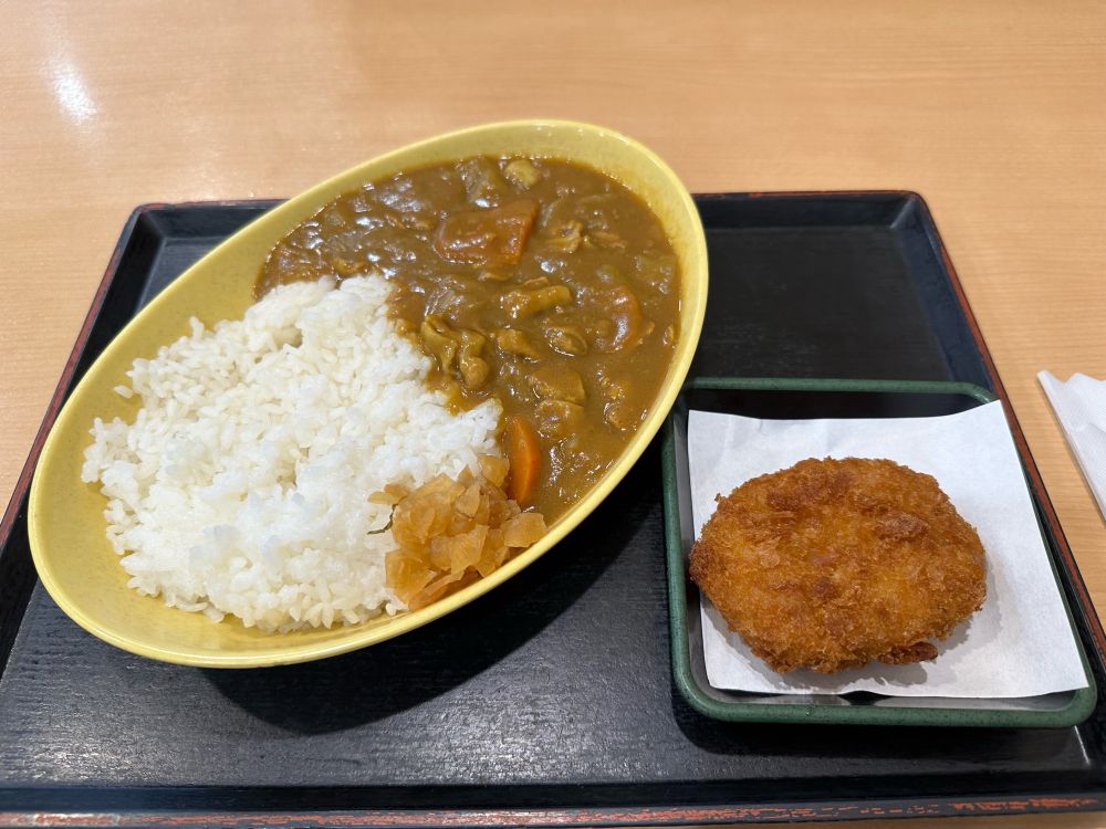 2024/04/26 ゆで太郎　カレーライストッピングコロッケ