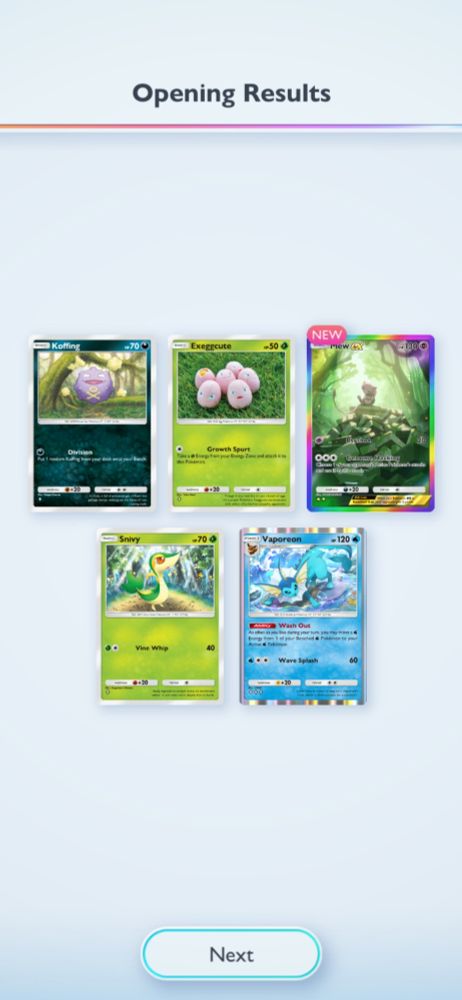 Pokemon pocket tcg mew ex