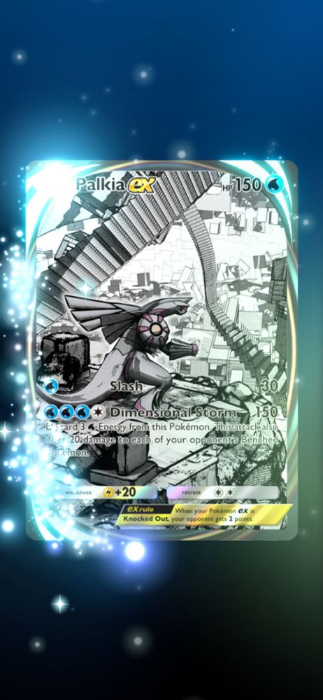 Palkia ex immersive pokemon pocket tcg