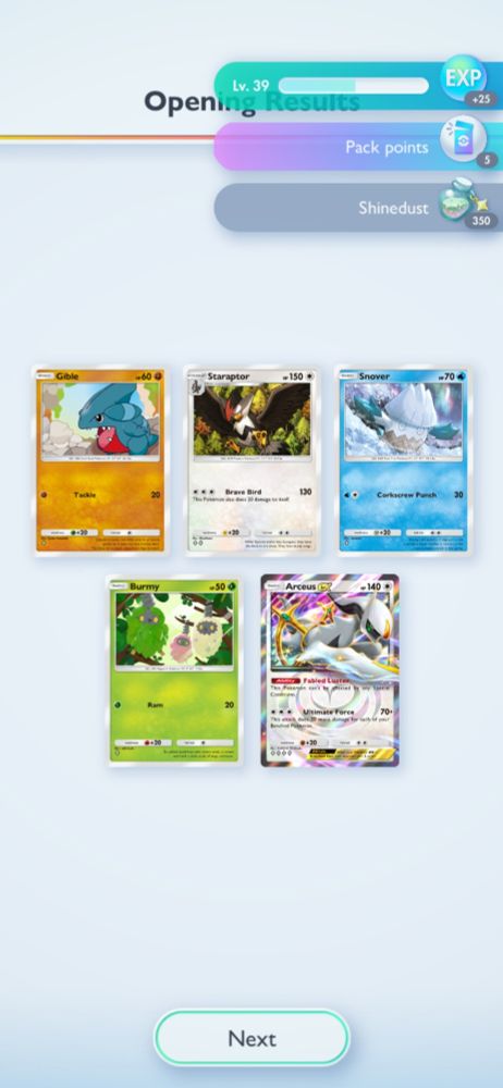 Arceus EX Pokemon Pocket TCG