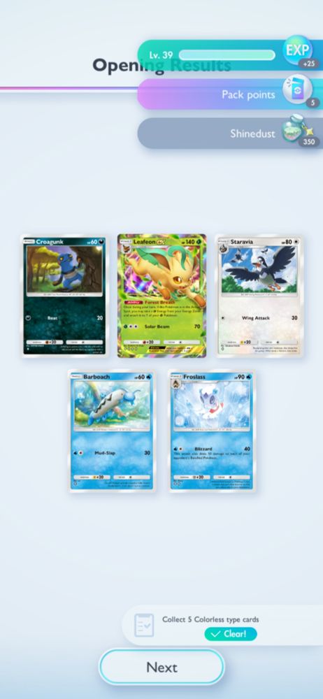 Leafeon EX Pokemon Pocket TCG