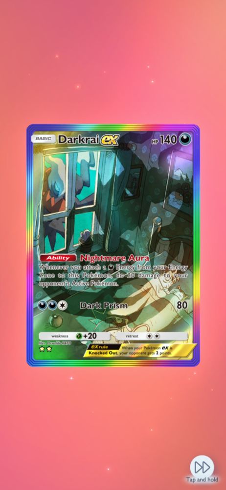 Darkrai EX Pokemon Pocket TCG