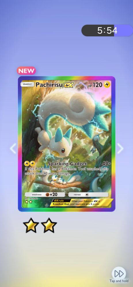 Pachirisu EX Pokemon Pocket TCG
