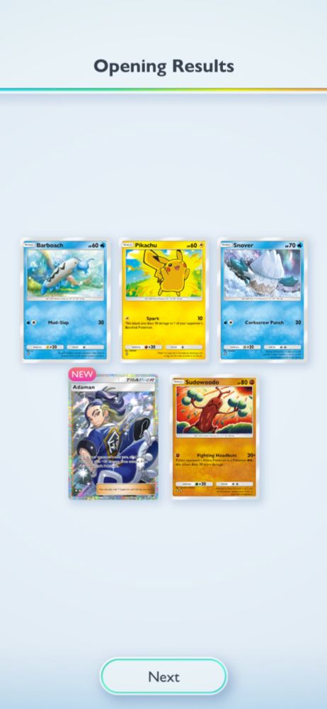Full art Adaman Pokemon Pocket TCG