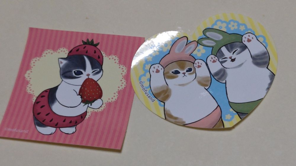 バズコレのmofusand のシール