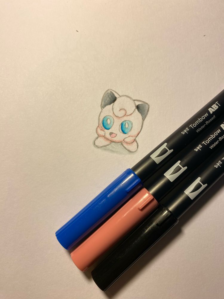 Jigglypuff, with markers below.