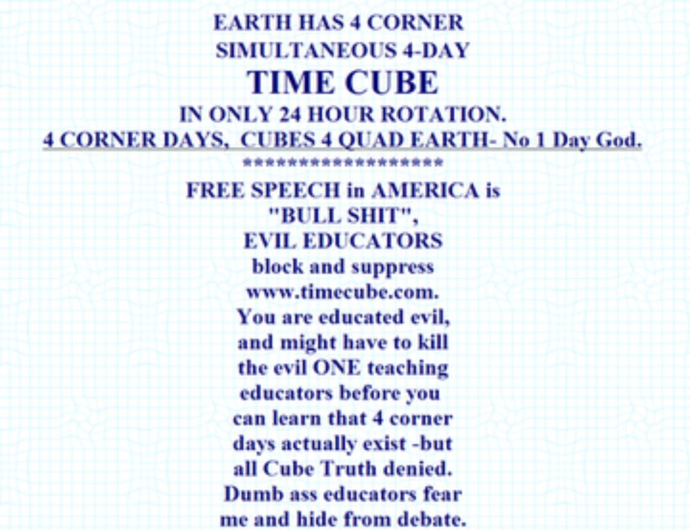 Time Cube - Wikipedia