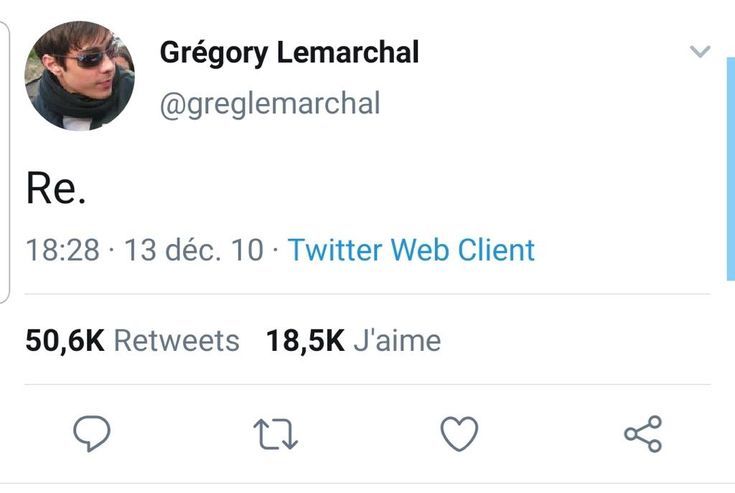 tweet gregory le marchal 13.12.10: "Re." 