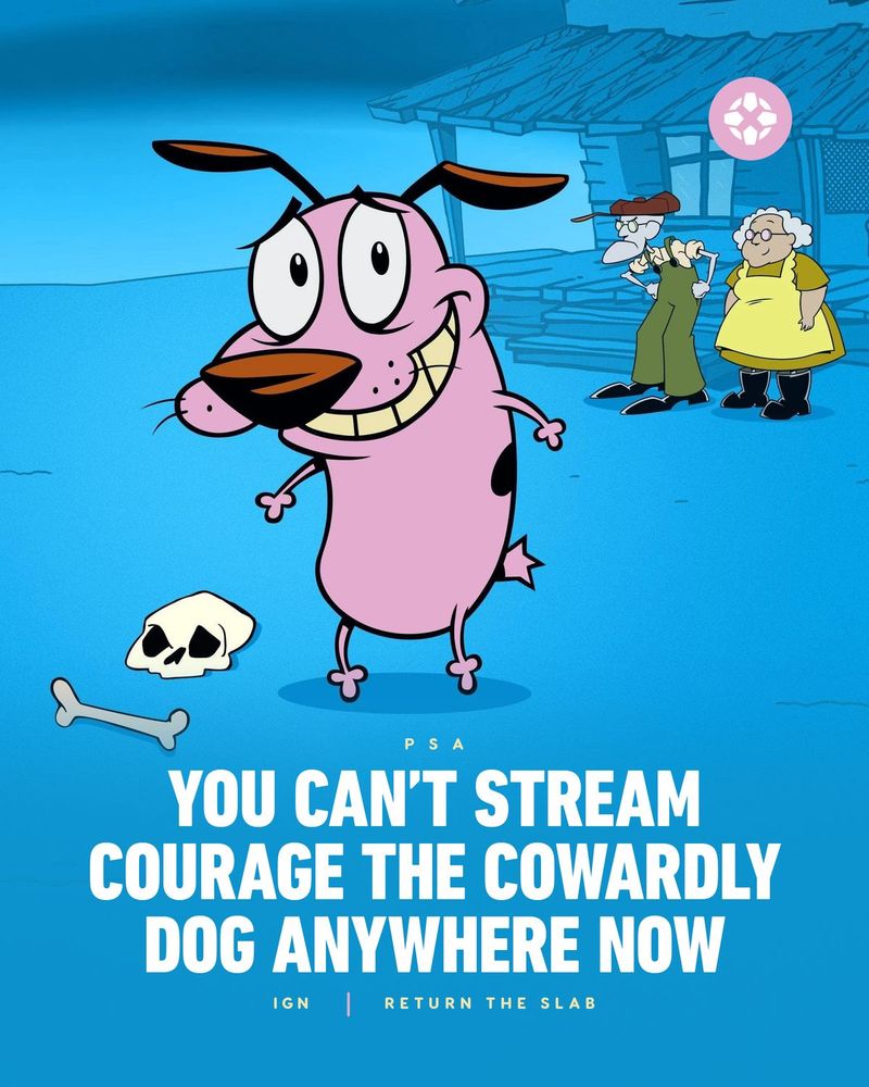 PSA: You Can't Stream Courage The Cowardly Dog Anywhere Now