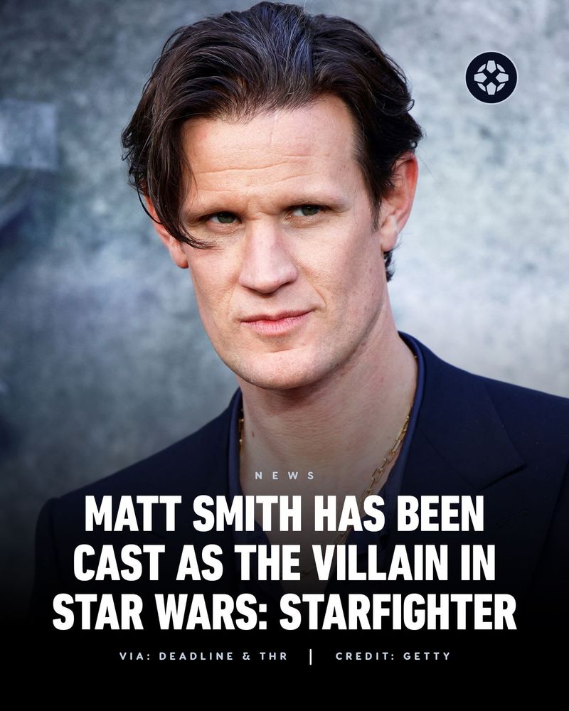 Matt Smith Has Been Cast As The Villain In Star Wars: Starfighter | Via: Deadline & The Hollywood Reporter | Credit: Getty Images