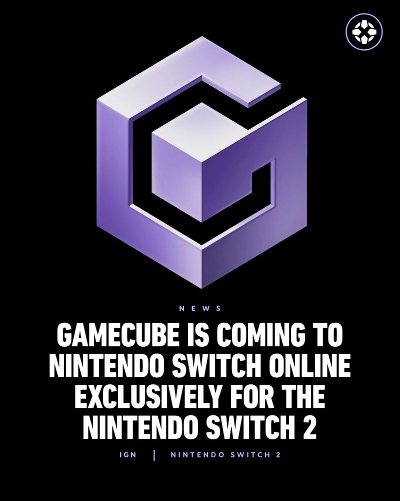 GameCube is coming to Nintendo Switch Online exclusively for the Nintendo Switch 2