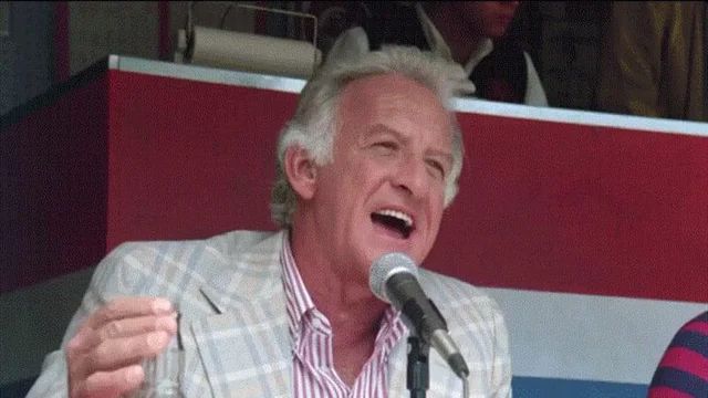 Bob Uecker calling a game. 