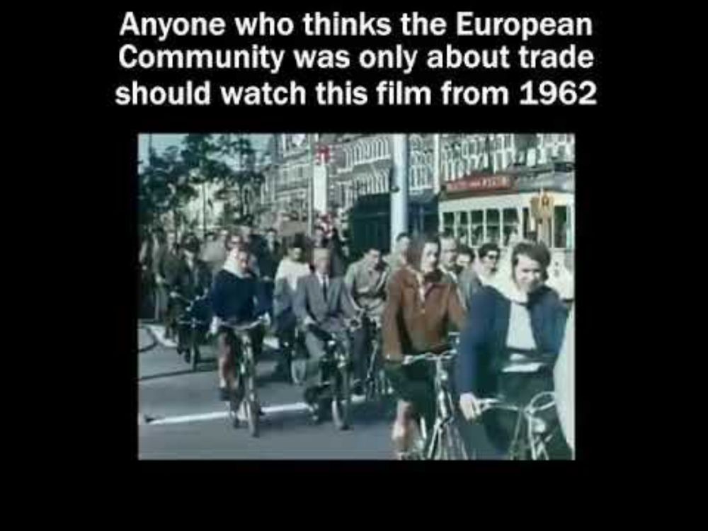 Anyone who thinks the European Community was only about trade, should watch this film from 1962.