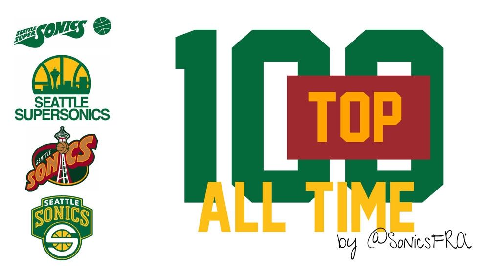 Logo Top 100 All Time des SuperSonics