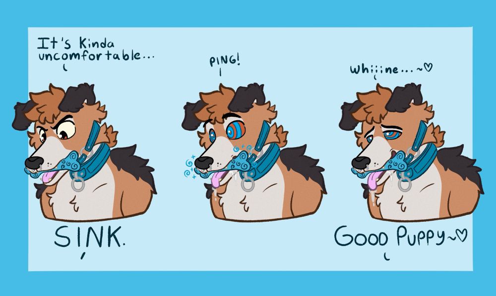 Hypno gag sequence with borzoi