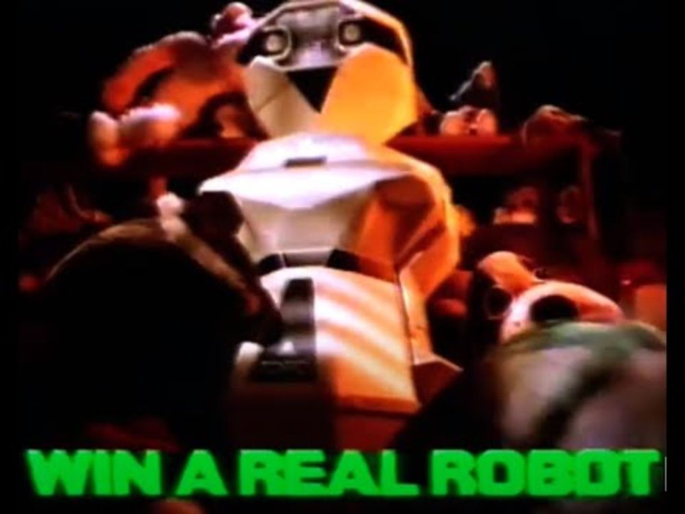 TOPO ROBOT (1984) by Androbot - TV Ad