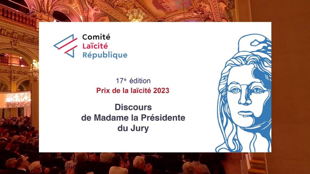 Prix de la laïcité 2023 - 03 Discours de Mme la présidente du Jury Abnousse Shalmani