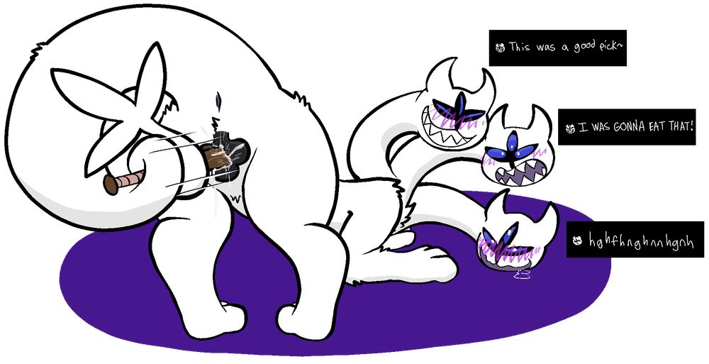 clover from Deltarune putting a baseball bat in her spade-- er, club?