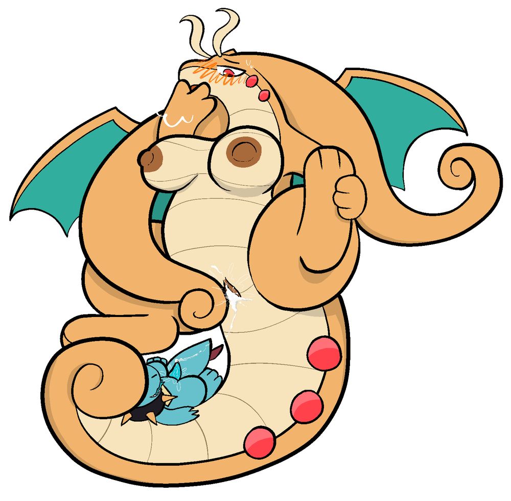goodragonite freshly creampied by a certain totodile