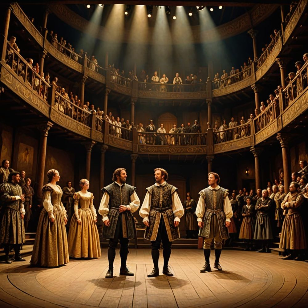 To behave theatrically