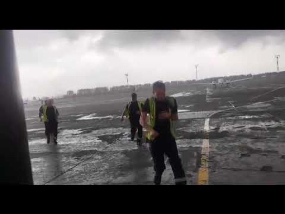 Tornado Hits an Airfield in Begishevo, Russia