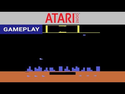 Defender (Atari 2600) - Gameplay Clip [HD] | RetroGameUp