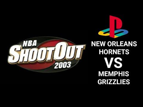 NBA ShootOut 2003 (Playstation) - New Orleans Hornets VS. Memphis Grizzlies [HD] | RetroGameUp