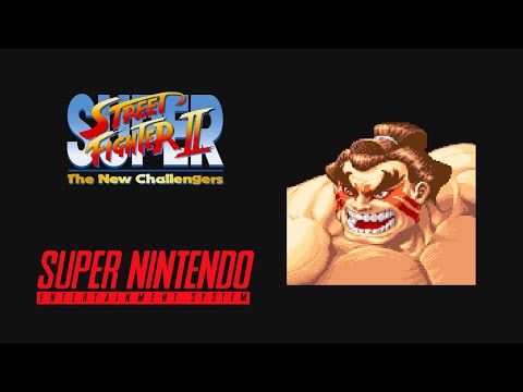 Super Street Fighter II (Super NES) - E. Honda Playthrough [HD] | RetroGameUp