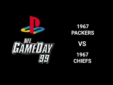 NFL GameDay 99 (Playstation) - 1967 Packers VS. 1967 Chiefs [HD] | RetroGameUp