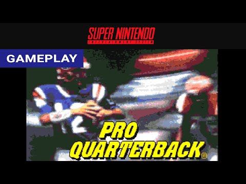 Pro Quarterback (Super NES) - Gameplay Clip [HD] | RetroGameUp
