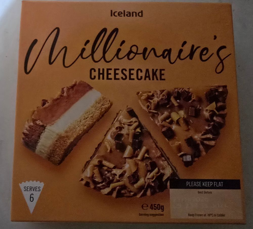 Millionaire's cheesecake