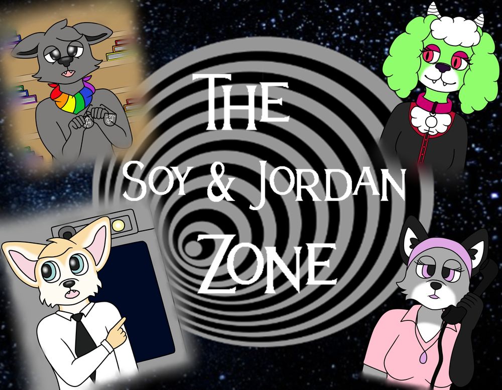 Colored furry characters representing various episodes of The Twilight Zone.