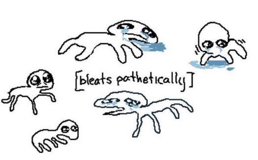 Crying autism creature.