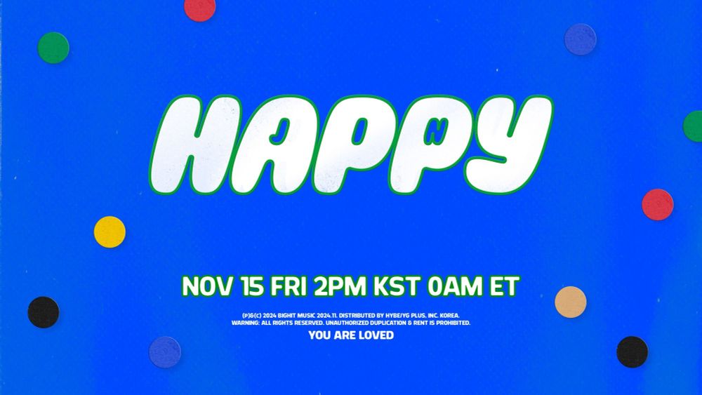 Happy save the date graphics.