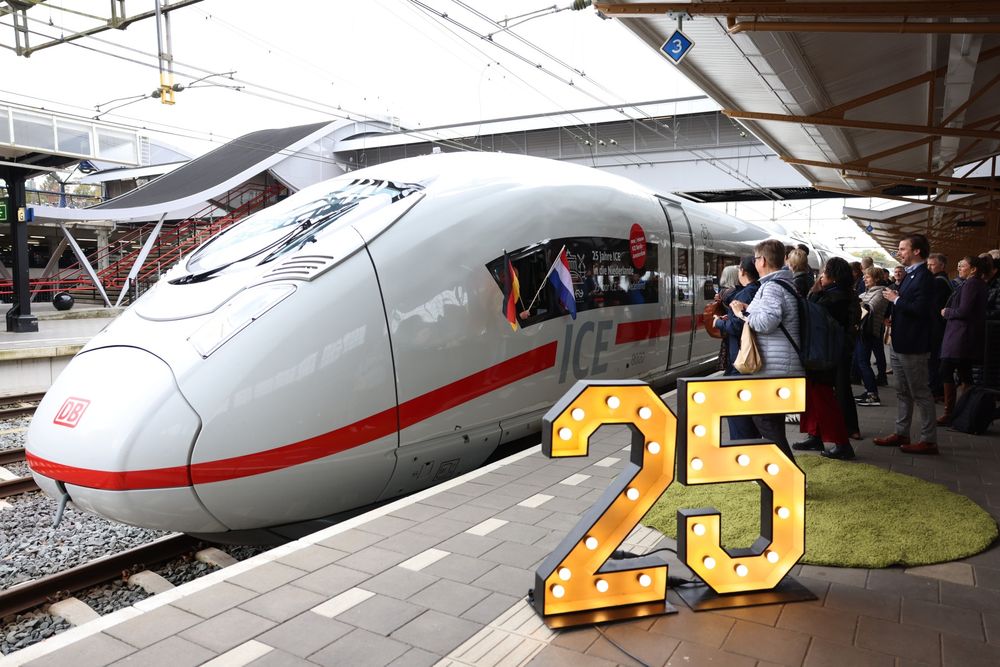 Celebration event for 25 years of trains between Amsterdam and Berlin