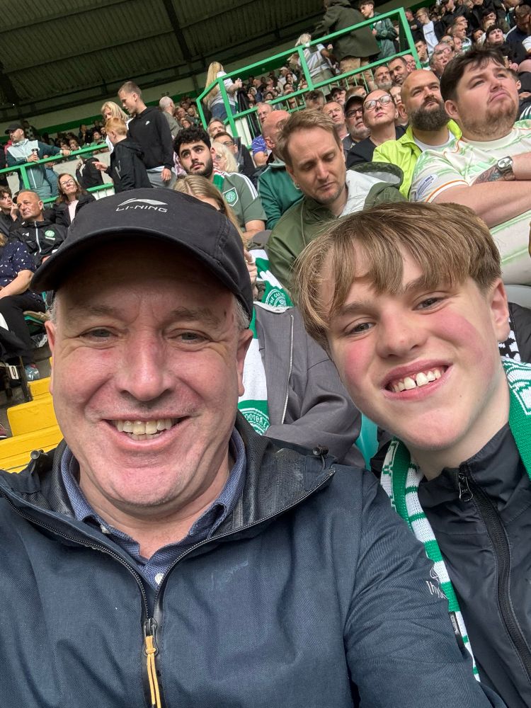 Dan and Joe at Celtic 