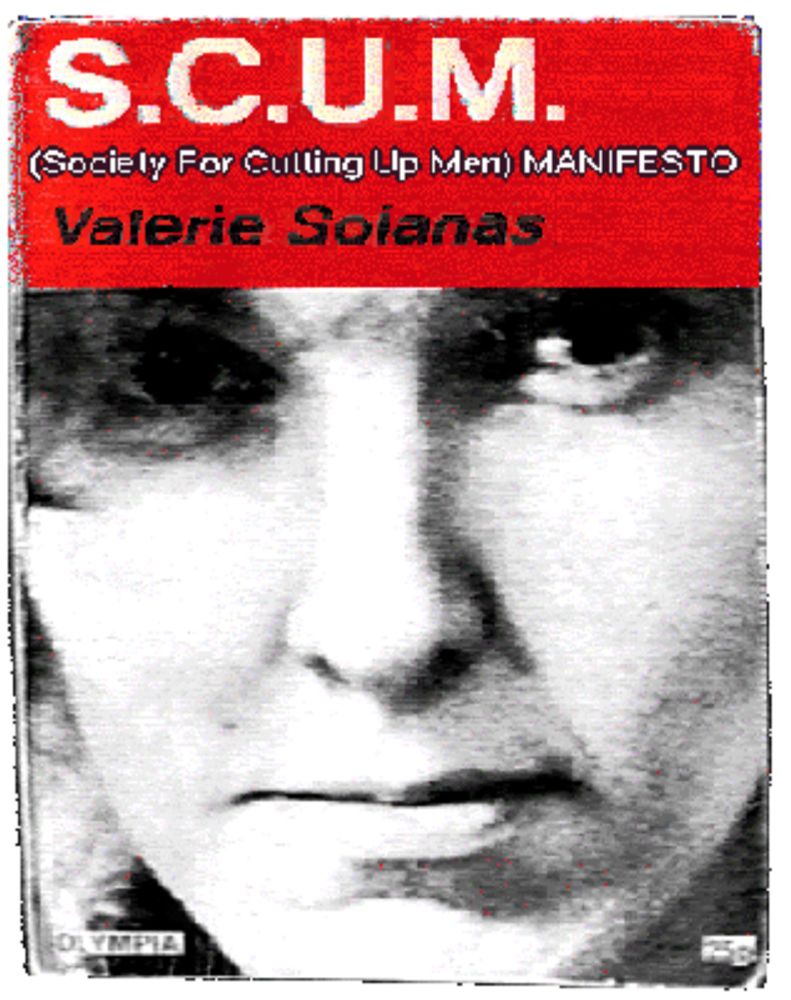 SCUM manifesto - Valerie Solanas