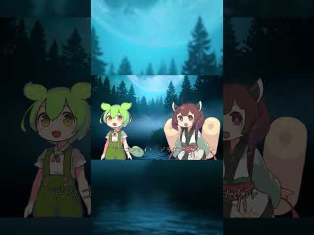 Dragon Night - ずんだもん＆東北きりたん NEUTRINOカバー / スローコーラスVer.（#Shorts）