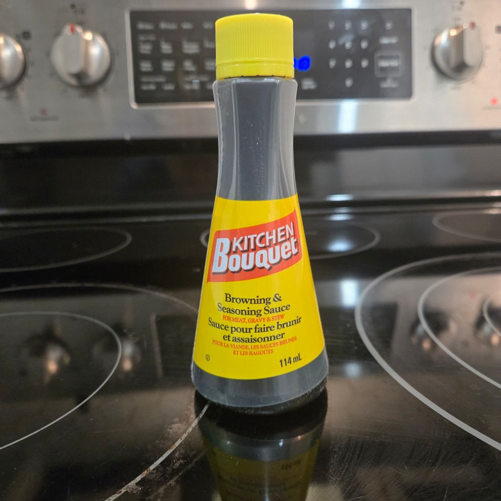 A bottle of gravy browning, a measure of time in Newfoundland. 