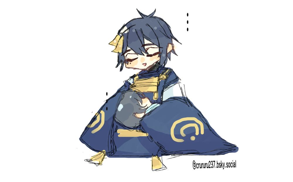 🌙「・・・」
主「・・・」