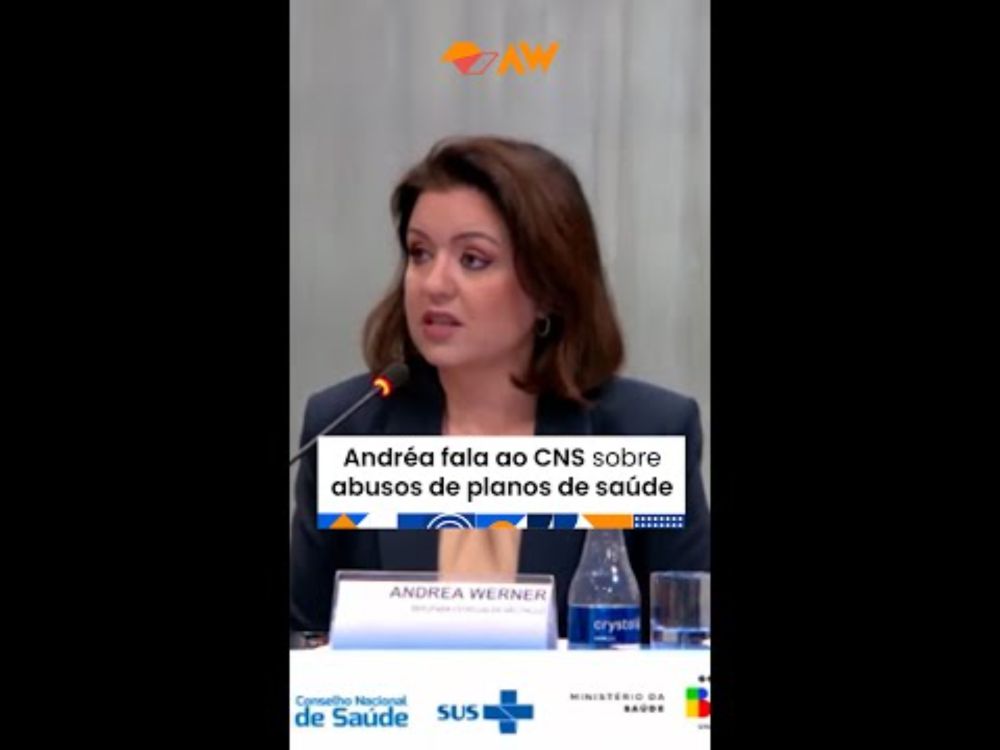 Andréa fala ao CNS sobre abusos de planos de saúde